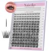 Wispy Lash Clusters With Bottom Lash Cluster Natural Eyelash Clusters 8-16MM Lashes Clusters D Curl Individual Lashes for Beginners DIY Eyelash Extension at Home by Yaiseiko