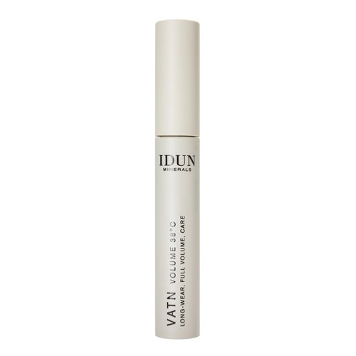 IDUN Minerals Mascara Vatn Volume 38 Degree C - No Clump Waterproof Black Mascara - Mascara Volume and Length - Shea Butter and Castor Oil - 0.3 oz