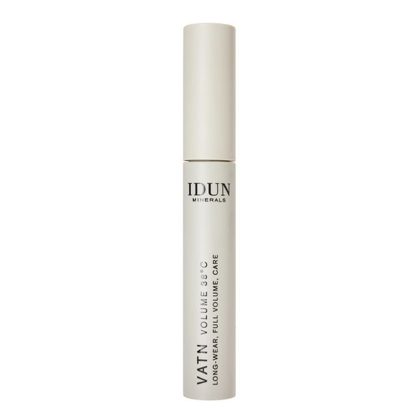 IDUN Minerals Mascara Vatn Volume 38 Degree C - No Clump Waterproof Black Mascara - Mascara Volume and Length - Shea Butter and Castor Oil - 0.3 oz