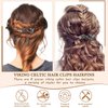 4 Pieces Retro Silver Celtic Hair Slide Hairpins and 11 Pieces Vintage Bronze Hair Sticks Hair Chopstick Vintage Hair Sticks Celtic Knot Viking Jewelry Hair Slide Pin Hair Accessories for Women Girls