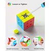 Vdealen Speed Cube Set, Cube Bundle 2x2x2 3x3x3 Pyramid Stickerless Magic Cube, Smooth Puzzle Cube Toys Gift for Kids & Adults