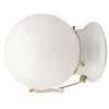 Westinghouse 66680 One-Light Flush-Mount, 1 Count (Pack of 1), White with Pull Chain