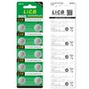 LiCB 10 Pack LR1130 AG10 Battery 1.5V Long-Lasting Alkaline Button Cell Batteries