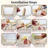DIY Solid Wood Canvas Frame Kit with Stretch Bar - Customized Wooden Art Frames for Paintings - Easy-to-Build Canvas Stretching System - Wall Art & Oil Painting Accessories (8" x 12")