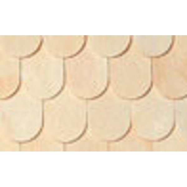 Dollhouse Miniature 400 Pc 1/2" Fishscale Shingles Set #Hwh7005