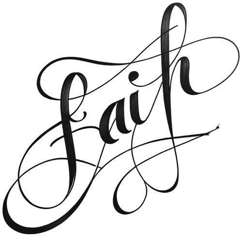 Dopetattoo 6 Sheets Temporary Tattoo Faith Tattoo in Cross Shape Fake Tattoos for Men Women Girls Neck Tattoo