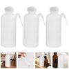 GLEAVI 3Pcs 500Ml Squeeze Bottles with Narrow Tip for Precise Liquid Dispensing, Cleaning, and Storage, Refillable Plastic Squirt Bottles for Water