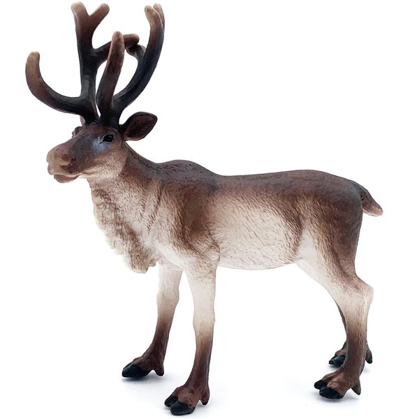 Gemini&Genius Reindeer Figurine Toy, Deer Animal Toys, Wildlife World Action Figures, Great Gift, Collection, Cake Topper, Storytelling Prop and Room Decor for Kids
