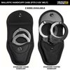 Hero's Pride Ballistic Handcuff Case - Standard & ASP Handcuffs - Durable Nylon - Law Enforcement Duty Belt Accessory - Standard Chain Handcuffs Size (Closed)