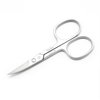 ZIZZLON Nail Scissors Curved Micro Serrated Stainless Steel Eyebrow Scissors for Eyelash, Mustache, Beard, Nose Hair, Toenail – Pedicure, Manicure Scissors for Men and Women
