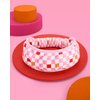 xo, Fetti Checkered Facial Spa Skincare Headband | Bachelorette Party Favor, Bridesmaid Goodie Bag, GRWM, Bridal Shower Gift, Girl's Makeup Head Wrap