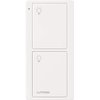 Lutron 2-Button Pico Smart Remote Control for Caseta Smart Switch, PJ2-2B-GWH-L01, White