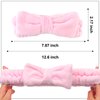 Ondder 8 Pcs Spa Headband Makeup Headband Skincare Headbands Terry Cloth Face Wash Headband Cute Head Band for Skin Care Make Up Headbands for Women Makeup Bow Hair Band for Washing Face