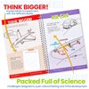 hand2mind Moving Creations with K'NEX, Book and Building Kit for Kids Ages 8-12, 9 Models & 18 Science Experiments, Explore The Science of Air and Water, Homeschool Science Kits