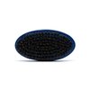 JOHNNY B. Professional Oval Beard Grooming Brush, 100% Boar Bristles (Blue)
