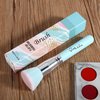 Makeup Brushes Foundation Brush for Liquid Makeup, Flat Top Kabuki Foundation Brush Premium Make up Brushes Liquid Blending Mineral Powder Buffing Stippling Flawless Face Brush Makeup Tools(Blue)