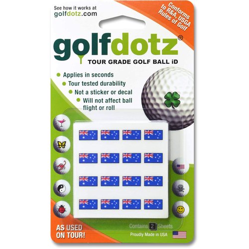 Golfdotz | Italian Flag | Golf Ball Markers | Golf Accessories | Golf Ball Customizers | 32 Count
