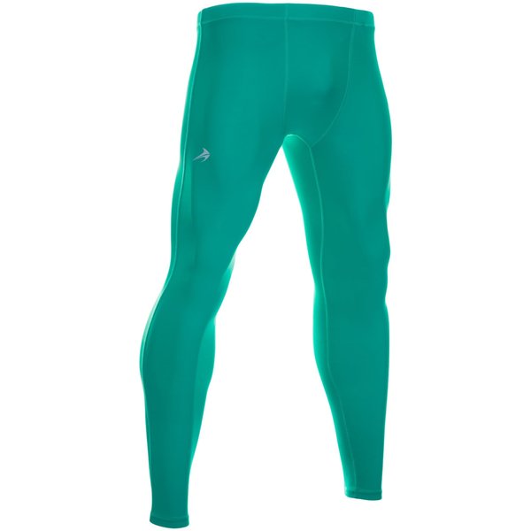 CompressionZ Men's Compression Pants Base Layer Running Tights Mens Leggings for Sports (Green, S)