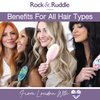 Rock & Ruddle Natural Mixed Bristle Hair Brush for Women and Kids (Small 6.9") - Perfect for Wet or Dry Hair, Detangling Smoothing Blowdrying - Designed & Made in UK - Fairies Design