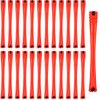84 Pieces Hair Perm Rods Hair Curling Rollers Perming Rods Curlers Cold Wave Rods for Hairdressing Styling Tools (Red,0.2 Inch)