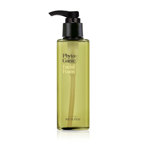 ECO BEYOND Phytoganic Facial Cleansing Foam (6.8fl oz) - Vegan Formula Korean Skin Care. Moisturizing Gel-Type Facial Foam for Impurities & Makeup Removal, lean Herbs, Phyto-Biome