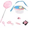 Bug Catcher for Kids,Outdoor Kids Explorer Kit, Bug Catching Kit with Kids Binoculars Kids Magnifying Glass, for Kids Aged 3+ (Pink)