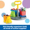 Learning Resources Create-a-Space Kiddy Center Trucks - 5 Pieces, Kids Art Supplies Organizer, Storage Caddy for Kids,Crayon Organizer