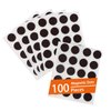 Round Magnets with Adhesive Backing - 100 PCs Flexible Self Adhesive Magnets for Crafts - Small Sticky Magnetic Dots, Circles Magnets for Crafts,Office,DIY Projects