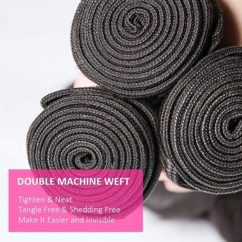 ADOIFAIR Human Hair Bundles Body Wave 3 Bundles 20 22 24 Inch Body Wave Human Hair Bundles 12A Grade 100% Unprocessed Brazilian Virgin Hair Extensions For Black Women