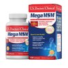 U.S. Doctors’ Clinical Mega MSM Daily Support for Joint Comfort & Movement with Vitamin C, Collagen, and Neem to Promote Cartilage, Tendon, Ligament Health (1 Month Supply – 120 Capsules)