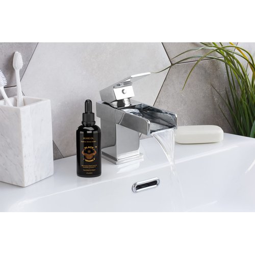 Black N Manly Beard Oil, with Leak proof top, all natural, with Biotin and Collagen. Our products will soften and moisturizes in a 2 oz glass bottle, By C-Lim