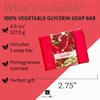 Nabila K Vegetable Glycerin Bar Soap, for Body, Face, and Hands, Qetesh, Single Bar, 4.5oz/127.5g each.