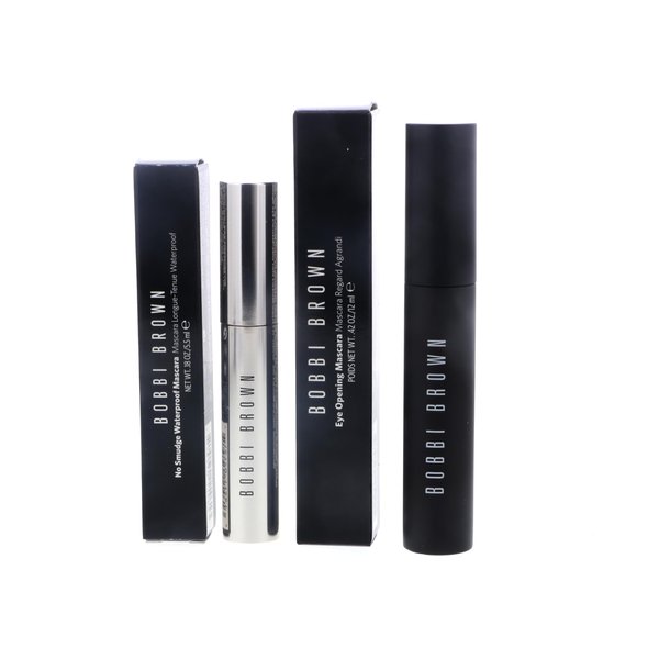 Bobbi Brown Lash Drama Duo Eye Opening and No Smudge Mascara - Full Sized Set