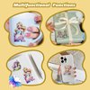 Kids Temporary Tattoo, 4 Sheets Waterproof Tattoo Stickers for Girls and Boys, Fake Cartoon princess Tattoos Stickers, Cute Body Arm Shoulder Tattoos Stickers, Birthday Party Supplies Gifts (yellow)