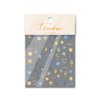 5D Embossed Seashell Starfish Nail Art Stickers - Self Adhesive Seashell Starfish Nail Decals Summer Nail Stickers Supplies Blue Marine Life Theme Design Nail Art Stickers for Women DIY Nail Salons