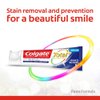 Colgate Colgate Total Advanced Whitening Toothpaste with Fluoride, Multi Benefit Toothpaste with Sensitivity Relief and Cavity Protection - 5.1 ounce (2 Pack), 5.1 Ounce (Pack of 2), 10.2 Ounce