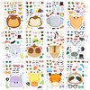 JOYIN 36PCS 9"x6" Make a face Stickers for Kids, Make Your Own Safari Animal Stickers, Jungle Party Favors Kids Crafts, Goodie Bags Stuffers for Kids, Classroom Rewards