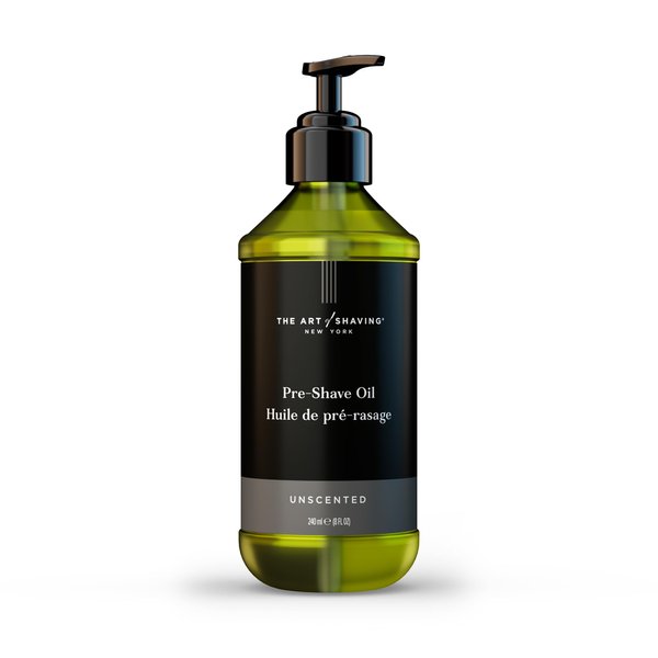 The Art Of Shaving Unscented Pre-Shave Oil For Men – Clinically Tested For Sensitive Skin – Improves Razor Glide For a Close, Comfortable Shave – 8.1 oz