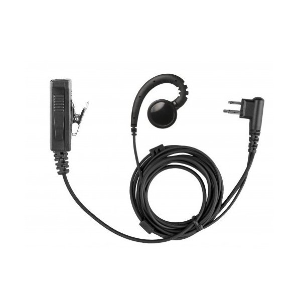 Earpieces Swivel 2-Wire and Microphone Headset Accessory for Motorola 2-Pin CLS1110 1410 CP200D HYT TC-508 Bearcom BC130 BC95 BC250D Two-Way Radios
