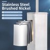 DOWRY Stainless Steel Toilet Bowl Brush and Holder for Bathroom Storage Organization Deep Cleaning Covered Brush Cleaner