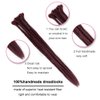 Dsoar Dreadlock Extensions Synthetic Dreads Handmade 12pcs locs Hair Extensions(20 Inch, Burgundy)