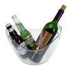 Yesland Ice Bucket, Clear Acrylic 3.5 Liter Storage Tub, Beer Bucket Beverage Chiller Bin for 2 Wine, Champagne Bottles, Beer Bottles