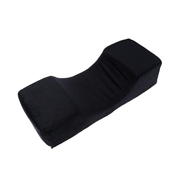 Lash Pillow Neck Support Eyelash Pillow Soft Grafting Eyelashes Memory Foam Eyelash Extension Pillow Makeup Salon with Pocket (Black)