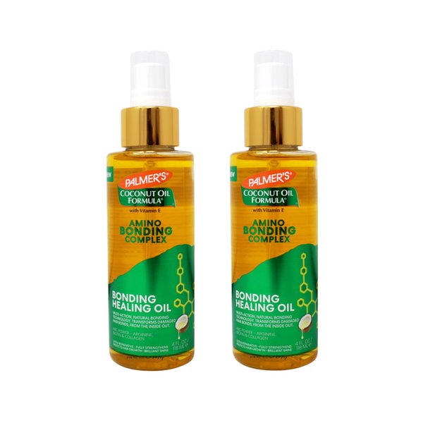 Palmer's Coconut Oil Formula with Vitamin E, Amino Bonding Complex Healing Oil, 4 fl oz (Pack of 2)