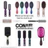 The Knot Dr. hair brush by Conair - Detangling hair brush - Travel Brush - wet brush - Removes Knots and Tangles in wet or dry hair- Pink