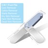 3 in 1 foldable foot file Foot rasp Foot File and Callus Remover Foot Care Pedicure Tool to Remove Hard Skin (Blue)