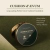 [CHALLANS de PARIS] CUSHION aevum Cream Foundation, Flawless Coverage of Skin Imperfections and Uneven Skin Tone, Long-Lasting Wear, Suitable for All Skin Types and Tones (21 Bright Ivory)