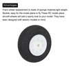 MECCANIXITY RC Airplane Wheels 25mm/0.98" Dia RC Airplane Aircraft Sponge Wheels RC Aircraft Foam Wheel Replacement for DIY RC Model Plane Aircraft RC Helicopter Pack of 10