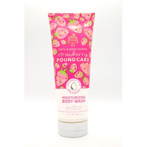 Strawberry Pound Cake, Bath and Body, Moisturizing Body Wash, 10 fl oz