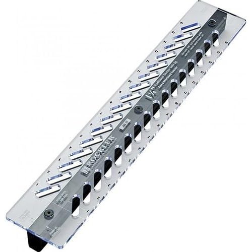 Fixed Louver Template Set | 1-1/4'' Acrylic Template for Exterior Window Shutters